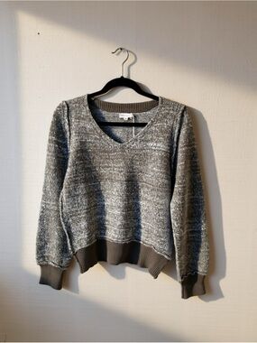 Hem & Thread Marled Knit Sweater NWT Size L
